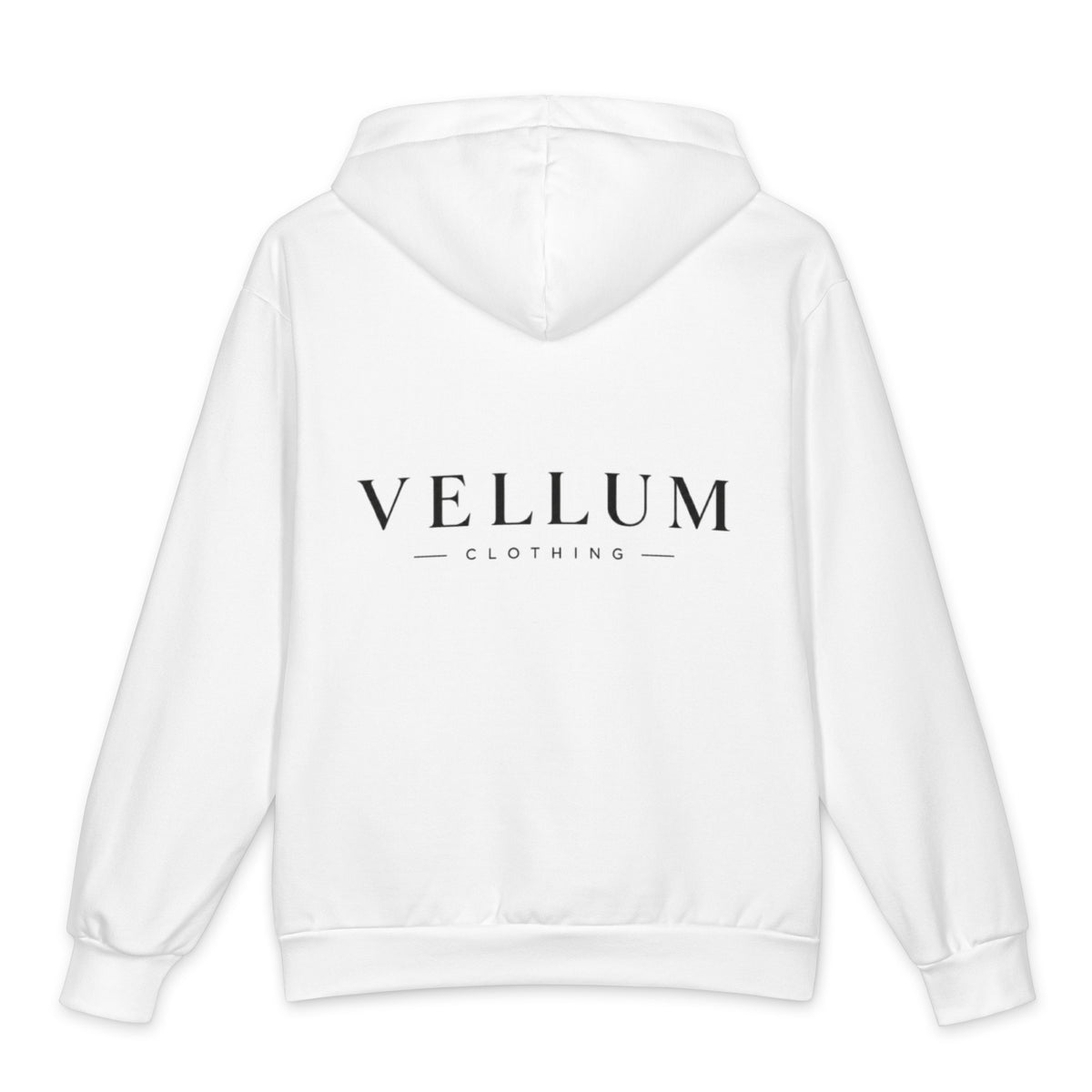 Vellum minimalist hoodie designed for everyday style