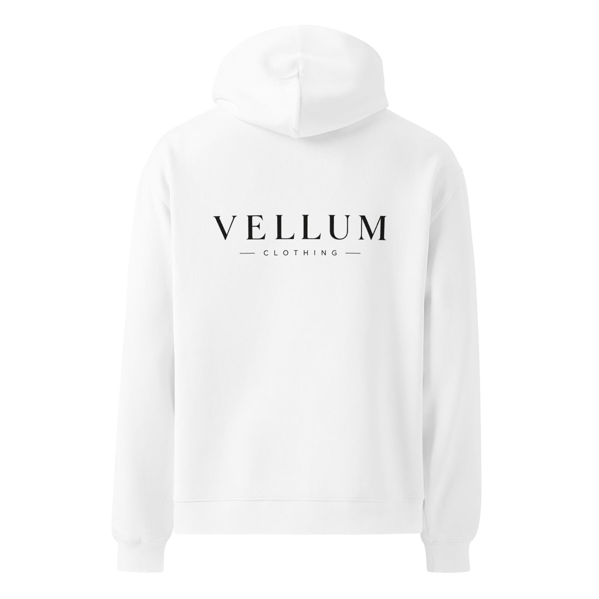 Vellum minimalist hoodie designed for everyday style